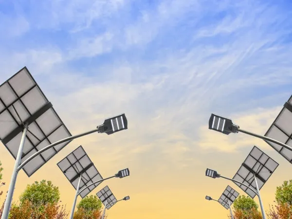 Solar poles Lighting