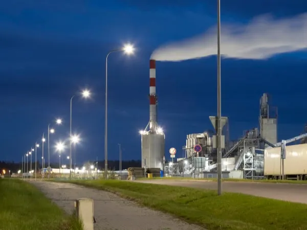 Outdoor industrial and logistics areas