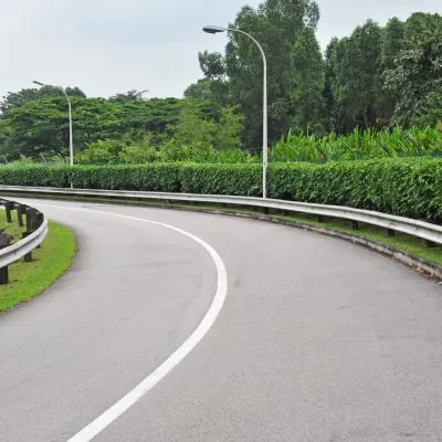 W Beam Crash Barriers