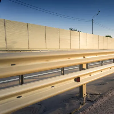 Metal Beam Crash Barrier