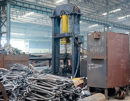 Foundation bending machine